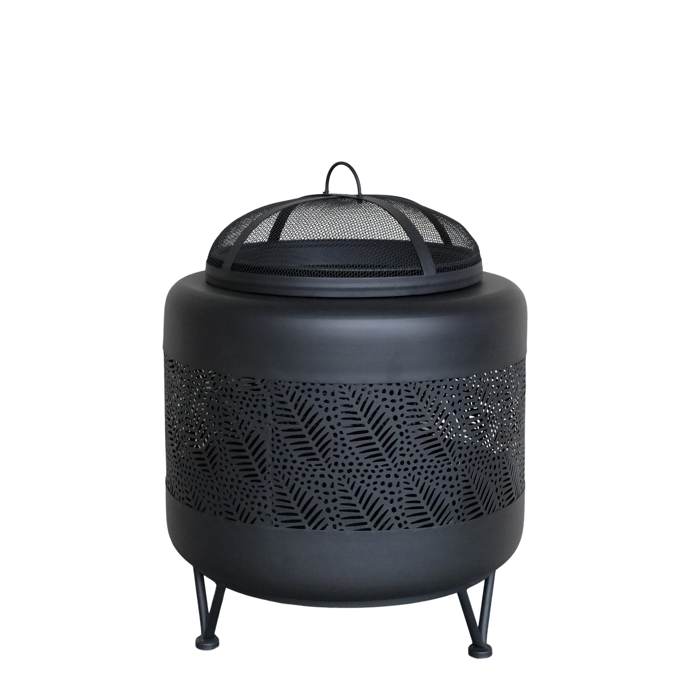Feuerstelle schwarz 