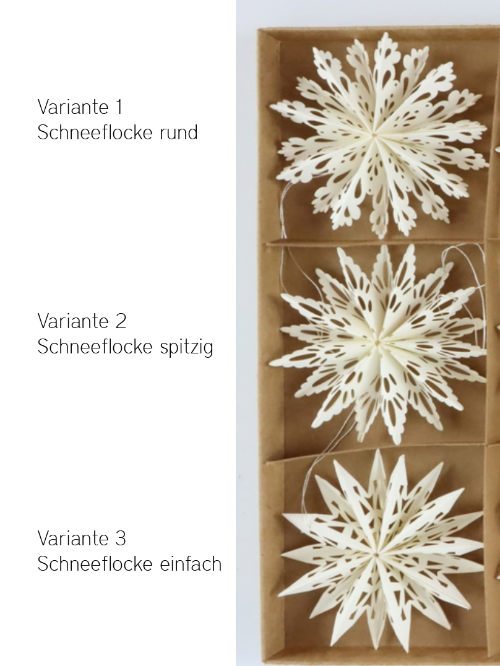 Schneeflocke Papier