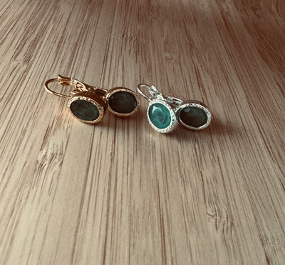 Ohrring mini Oval Pink Sand