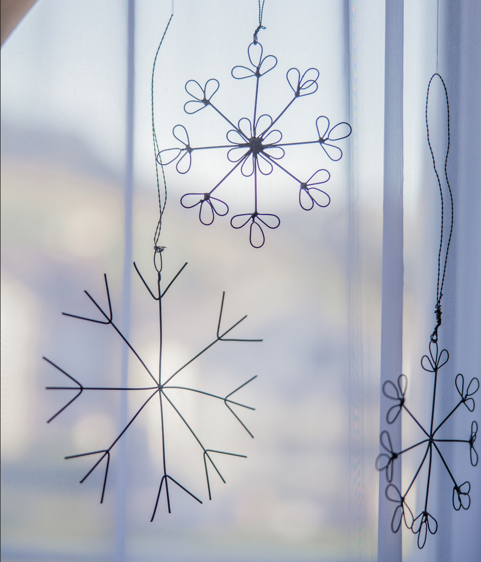 Schneeflocken zum Aufhängen