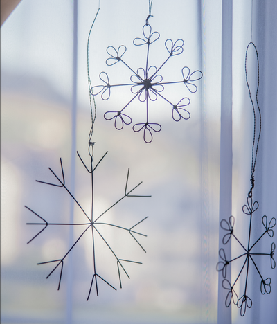 Schneeflocken zum Aufhängen