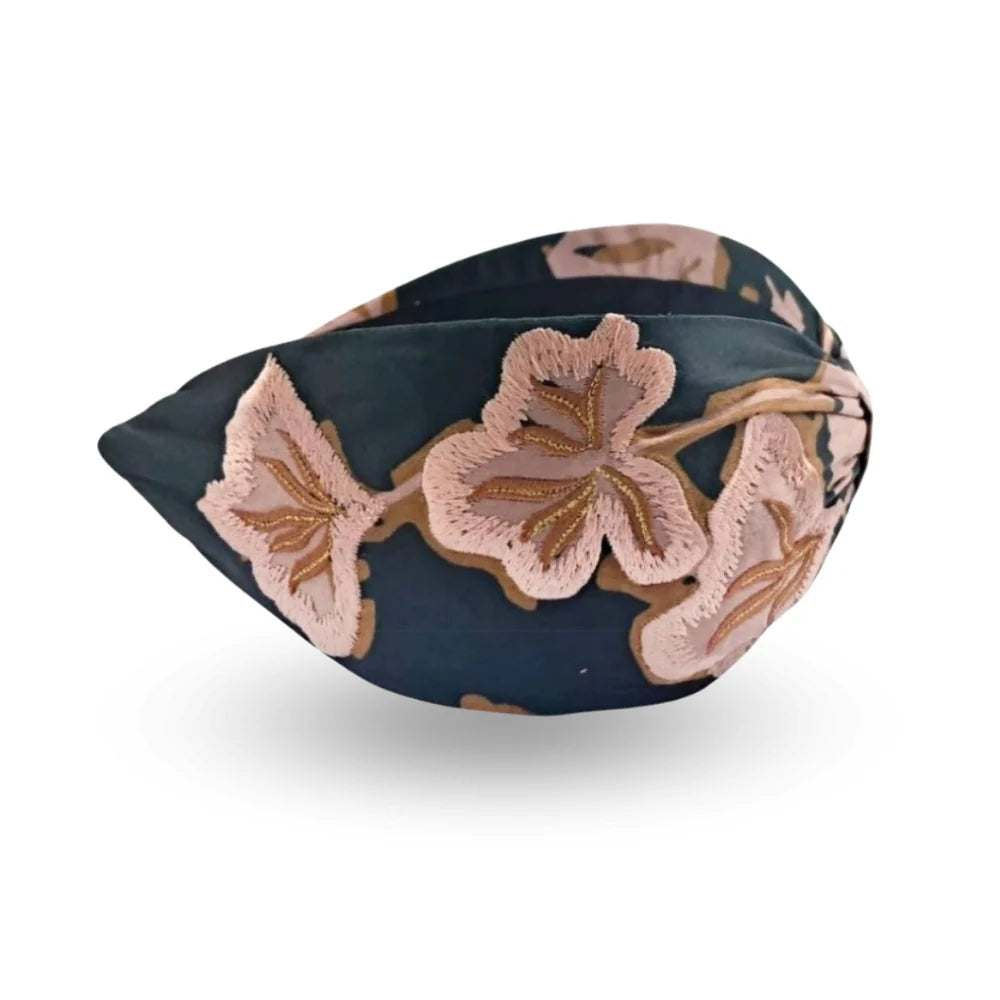 Haarband "Ginko Leafs Pink"