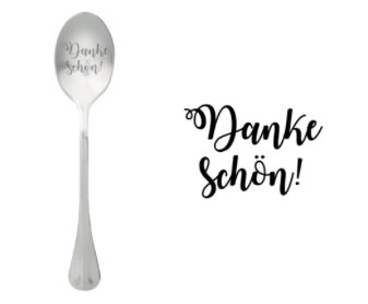 Löffel mit Nachricht - One Message Spoon - Danke schön!