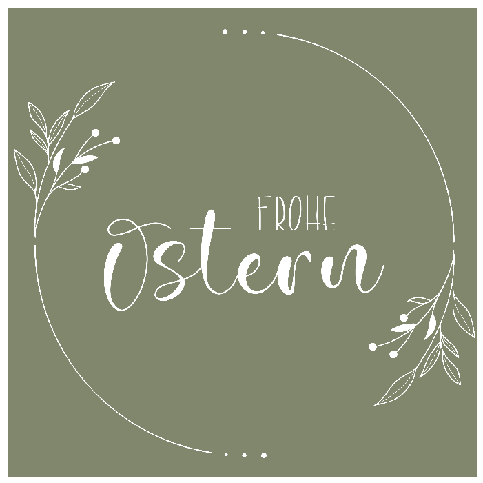 Serviette Frohe Ostern